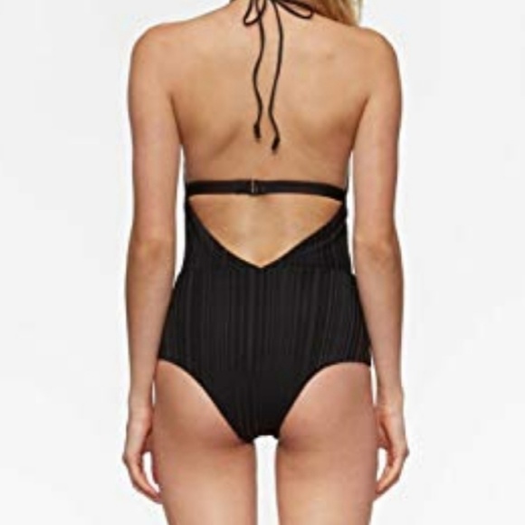 NEW Tavik Emme Halter Slinky Rib Cheeky Swimsuit - Picture 3 of 5